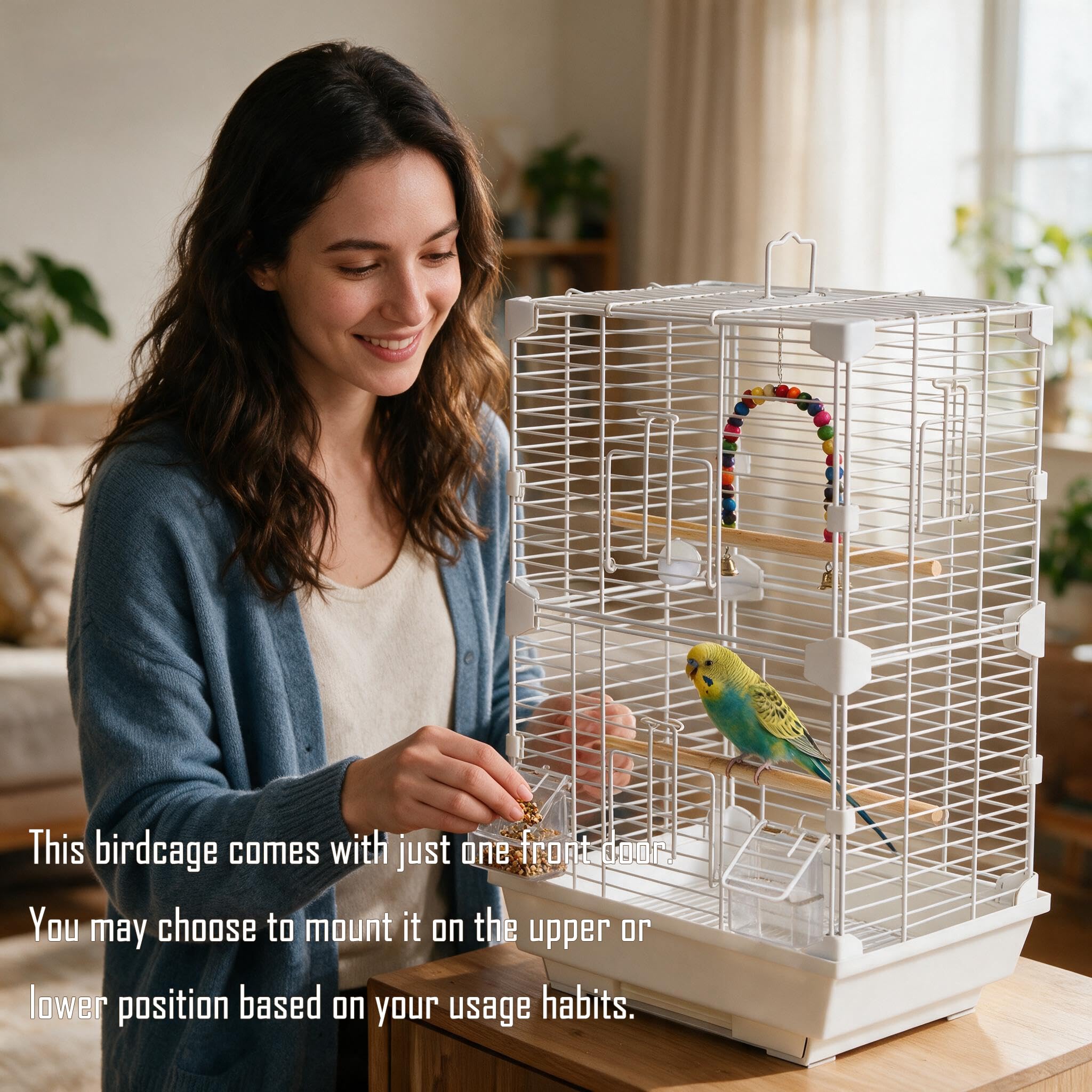 Craftsboys Bird Cage - Spacious Parrot Cage -6