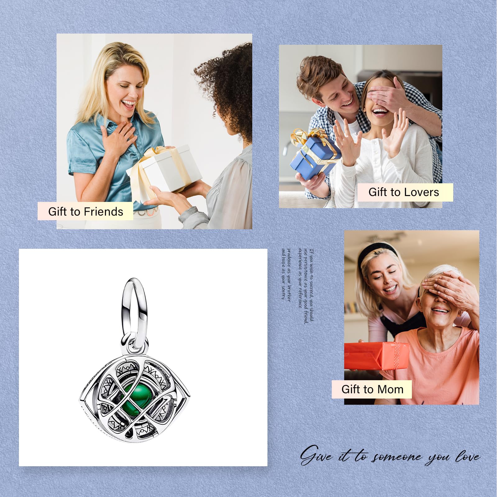 HAEPIAR S925 Sterling Silver Charm per Bracciale Collana Charm Dangle Hero Movie Regali per donne