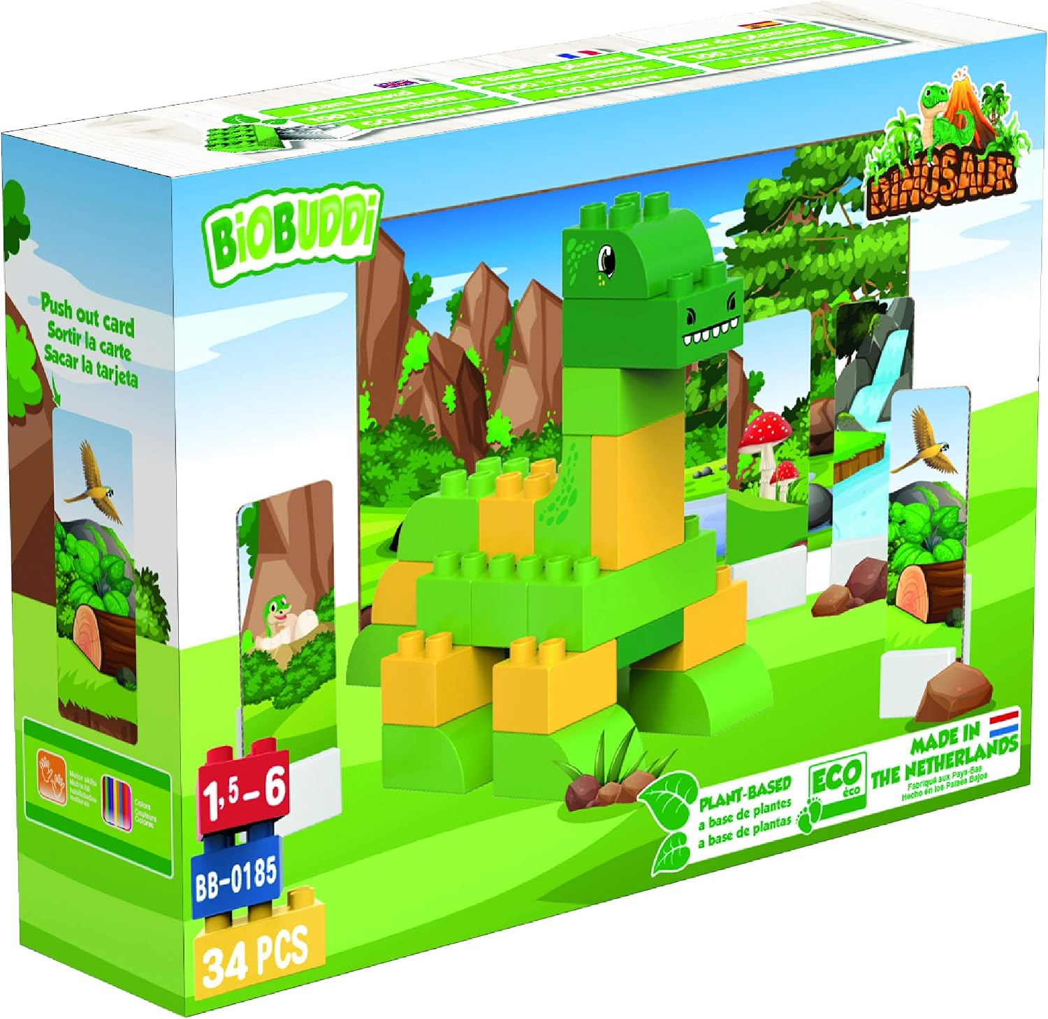 BiOBUDDI Dinosaurs - Brontosaurus, Multicolor - Image 4