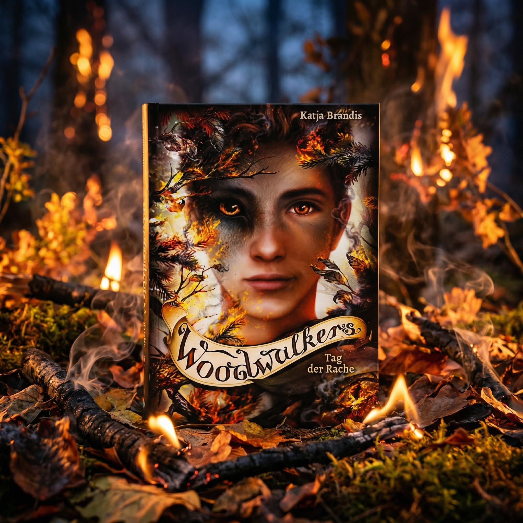 Woodwalkers Bücher Set Band 1–6 von Katja Brandis – Die komplette erste Staffel der Bestseller-Reihe | Carags Verwandlung bis Tag der Rache | inkl. exklusivem Woodwalkers 2 Film Wackel-Lesezeichen