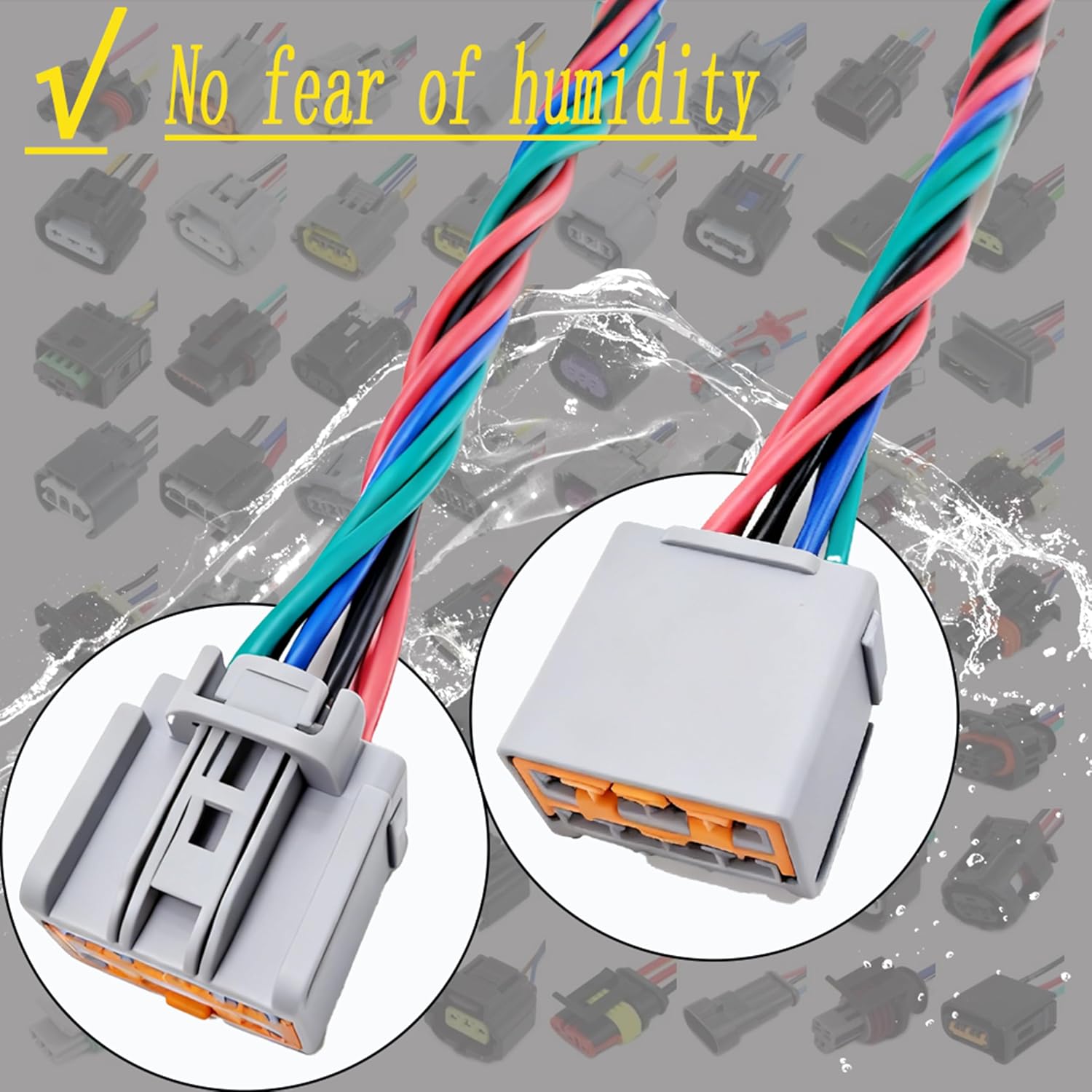 8PINS Power Seat Adjust Switch Driver Left Side Connector Plug OE 23247095