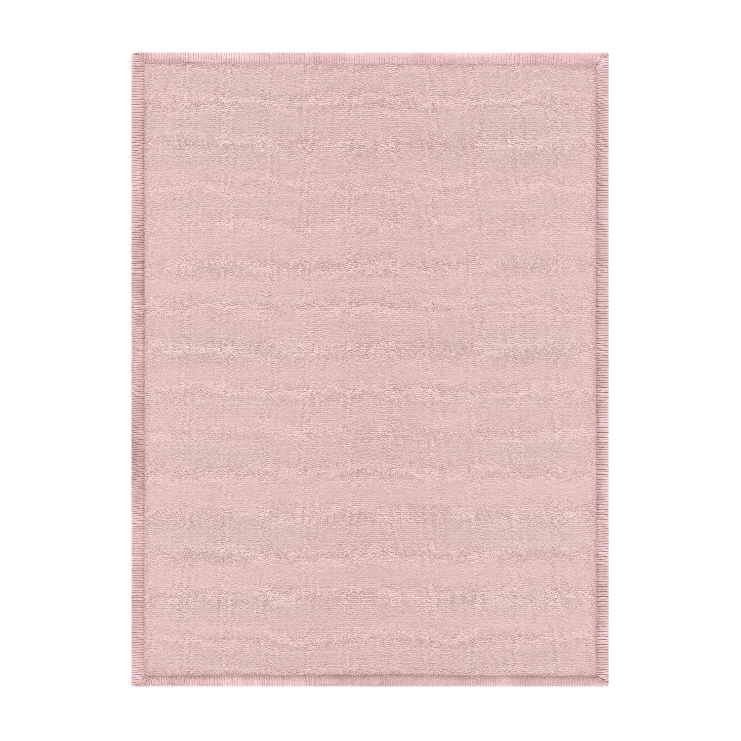 TT Home Krabbelmatte Babyzimmer Teppich Spielmatte Kinder Unifarben rutschfest Flauschig, Farbe: Rosa Pink, Größe:120x160 cm