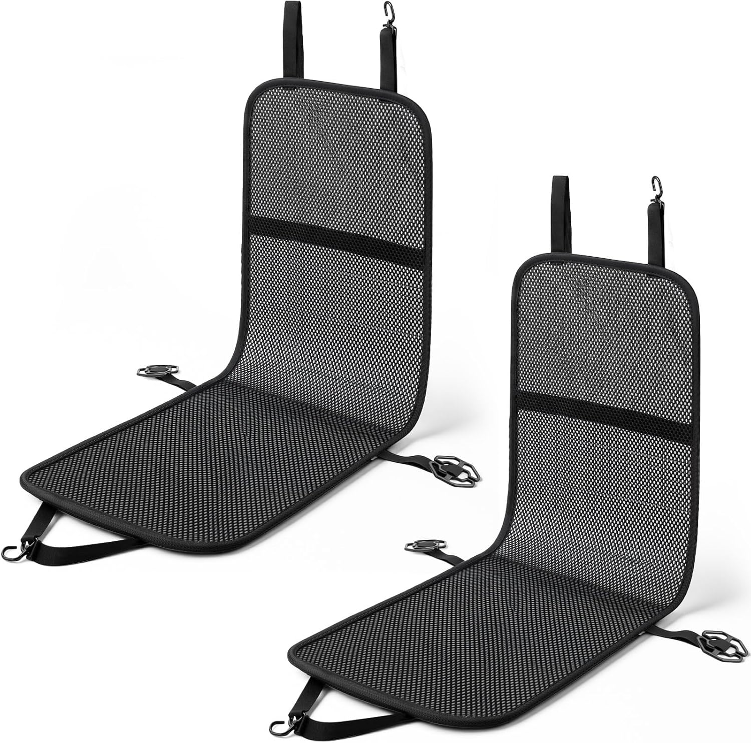 1 Pack 3D Air Mesh Car Seat Cushion - 41" x 15" Black Breathable Double Cool Chair Seat Pad for Truck, SUV, Van, Car - Universal Fit
