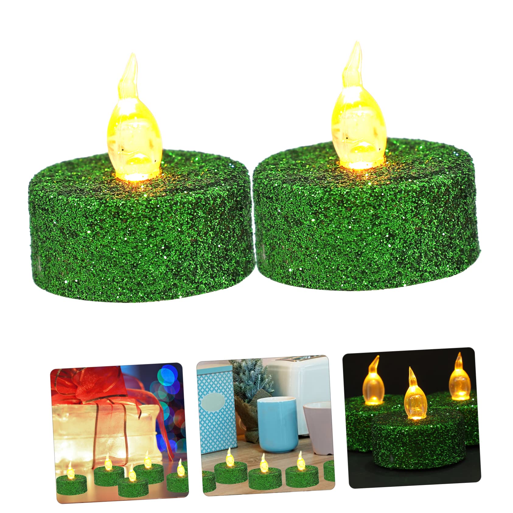 VICASKY 60 Pezzi Candele LED Flameless Tealight Lampade per Decorazione Casa Fiamma Energetico e per Romantiche e Notturne