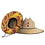 FOCO Iowa State Cyclones NCAA Floral Straw Hat