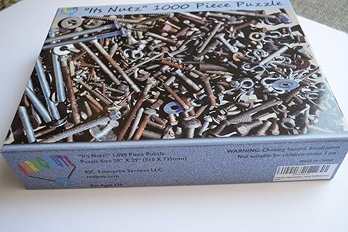Miniatura 6 de Rompecabezas de 1000 piezas para adultos – It's Nutz and Bolts and Hardware – Rompecabezas extremo difícil desafiante de 1000 piezas divertido para