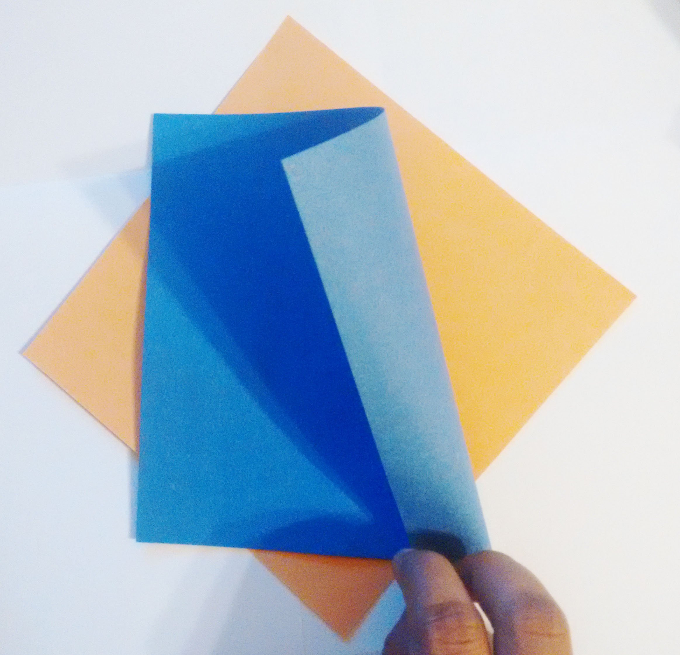BeeMall Origami Papers 100 Sheets 10 Different Colours - Both Side Solid Colours Size 15 X 15 cm with Origami Ebook For Creativity Development 2