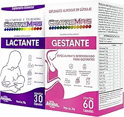 Combo Gestante+Lactante 90 Cápsulas Gestação Com Mais Saúde Mãe e Bebê