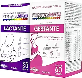 Combo Gestante+Lactante 90 Cápsulas Gestação Com Mais Saúde Mãe e Bebê