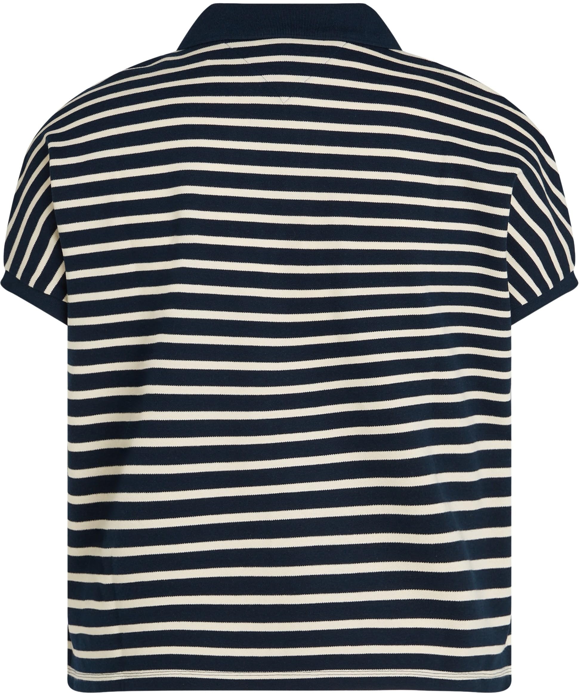 Tommy Hilfiger CRV LYOCELL OPEN-NK POLO SS WW0WW46074 Kobiety Crv Lyocell Open-nk Polo Ss Ww0ww46074