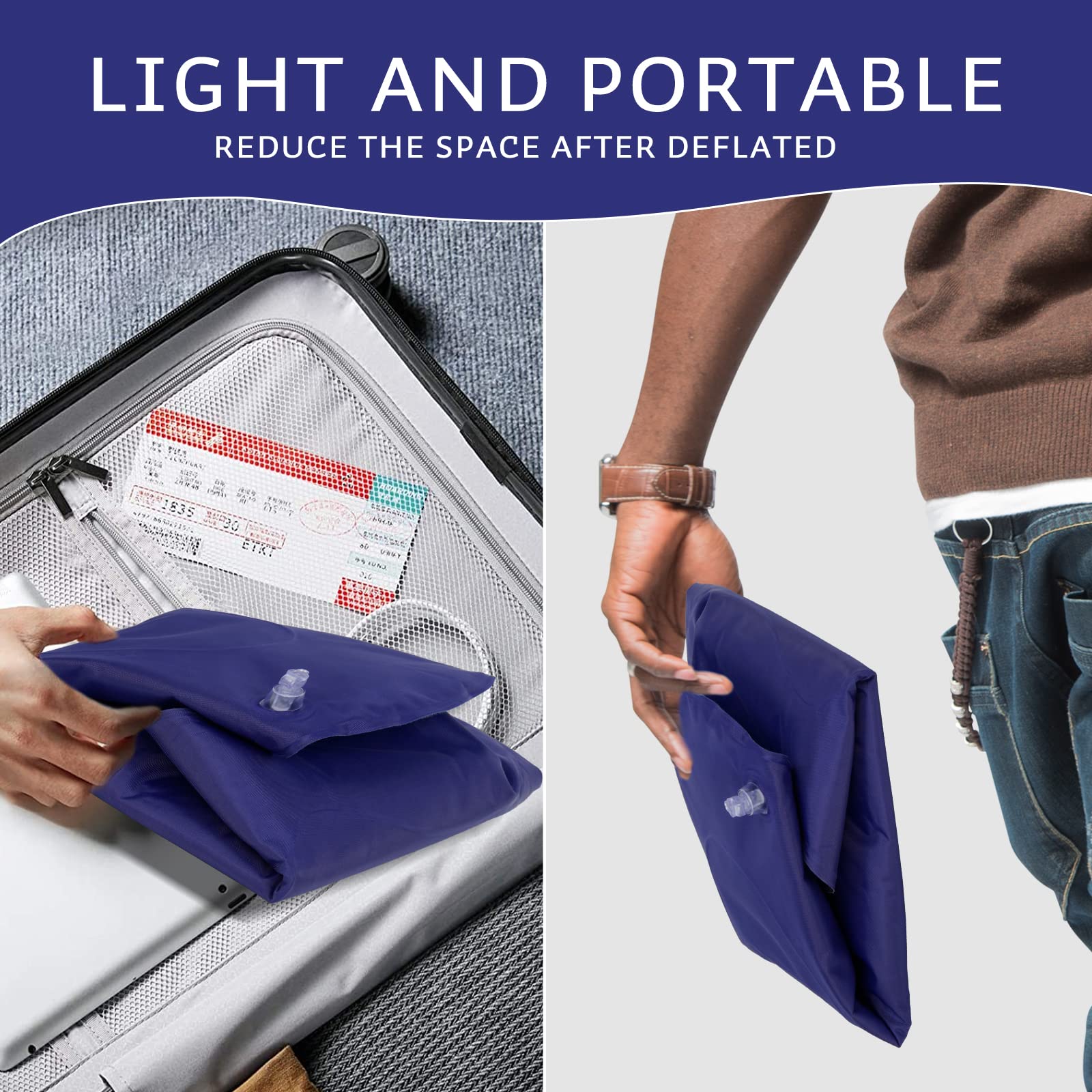 Tavola Da Surf Gonfiabile KAHOO Con Manici - 75x52x15 Cm, Blu, Per Adulti E Sport Acquatici - Foto 10