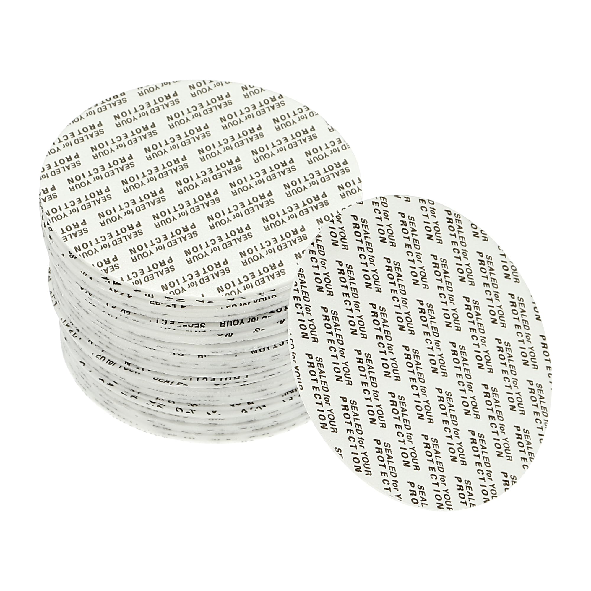 Opercules en mousse de 6,3 cm pour sceller vos bocaux de cuisine et flacons de cosmétique