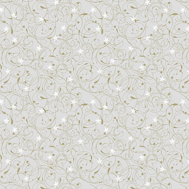 Heyda 204875516 Heyda 204875516 kartki do składania przezroczyste (korlie i Stardust) 15 x 15 cm, Curlie Gold Curlie złota Curlie