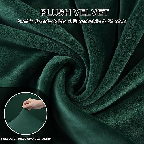 Miniatura 5 de Funda para sofá de terciopelo, funda elástica para sofá separada para funda principal, respaldos y cojines de asiento, funda para muebles de sala de