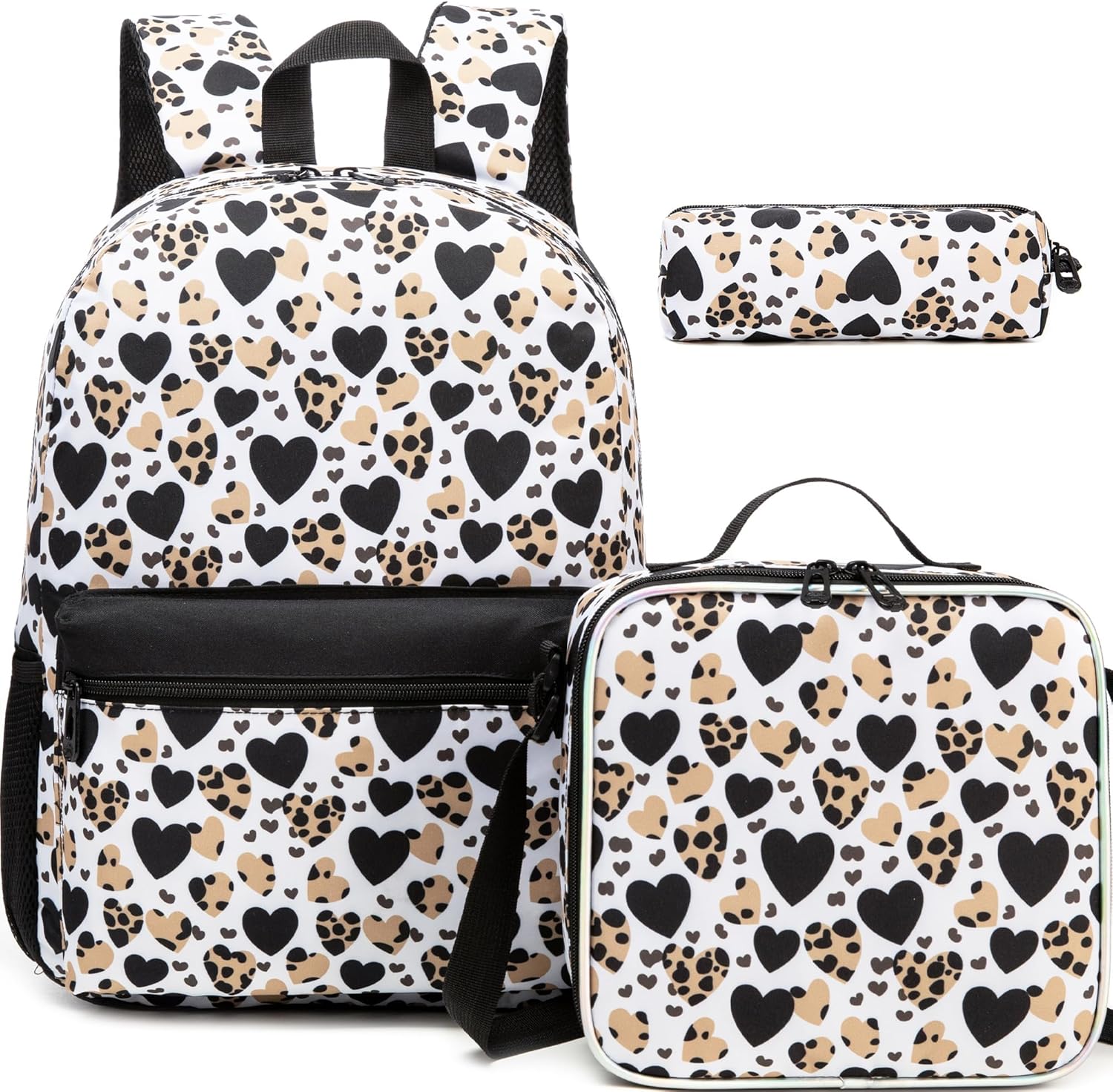 School Backpack for Girls 8-12 Backpacks for Girls Backpack with Lunch Box Kids Bookbag for School Aesthetic Backpacks for Elementary Middle