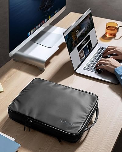 Miniatura 9 de tomtoc Funda de hombro para laptop MacBook Pro M1 ProMax A2442 2021, MacBook AirPro de 13 pulgadas, 12.9 iPad Pro, 12.3-14.4 Surface ProLaptop