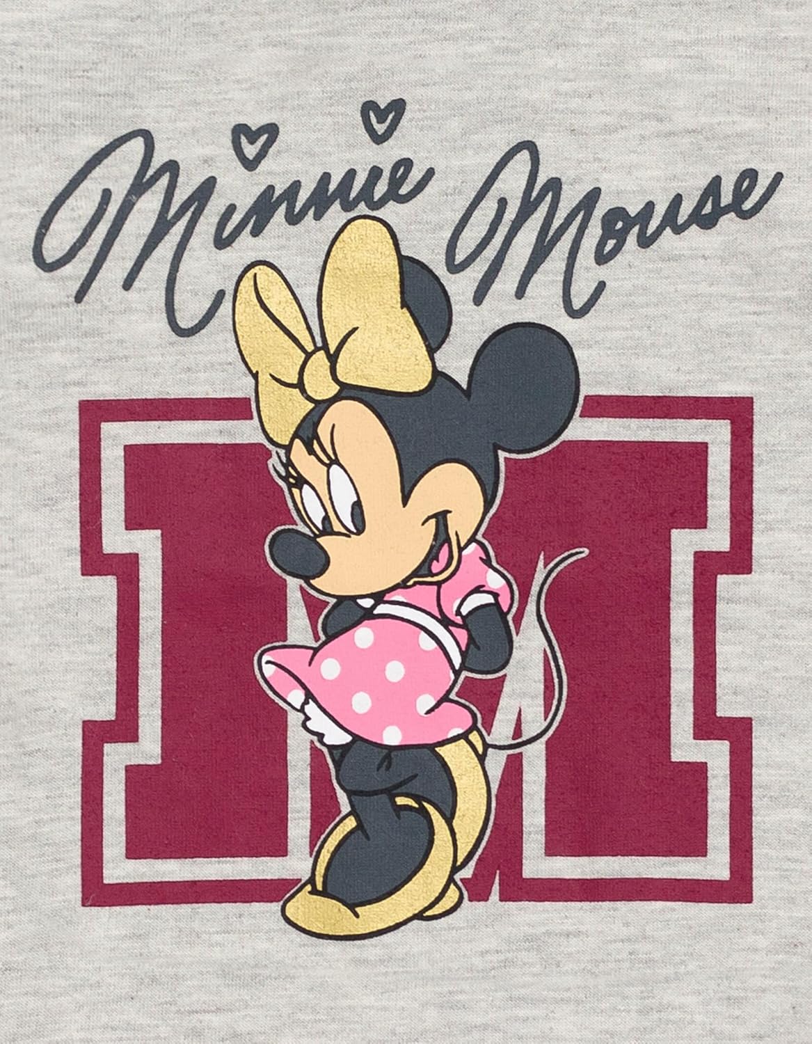 Disney Minnie Mouse Zip Up Vest Puffer T-Shirt and Leggings 3 Piece Outfit Set Infant to Big Kid
