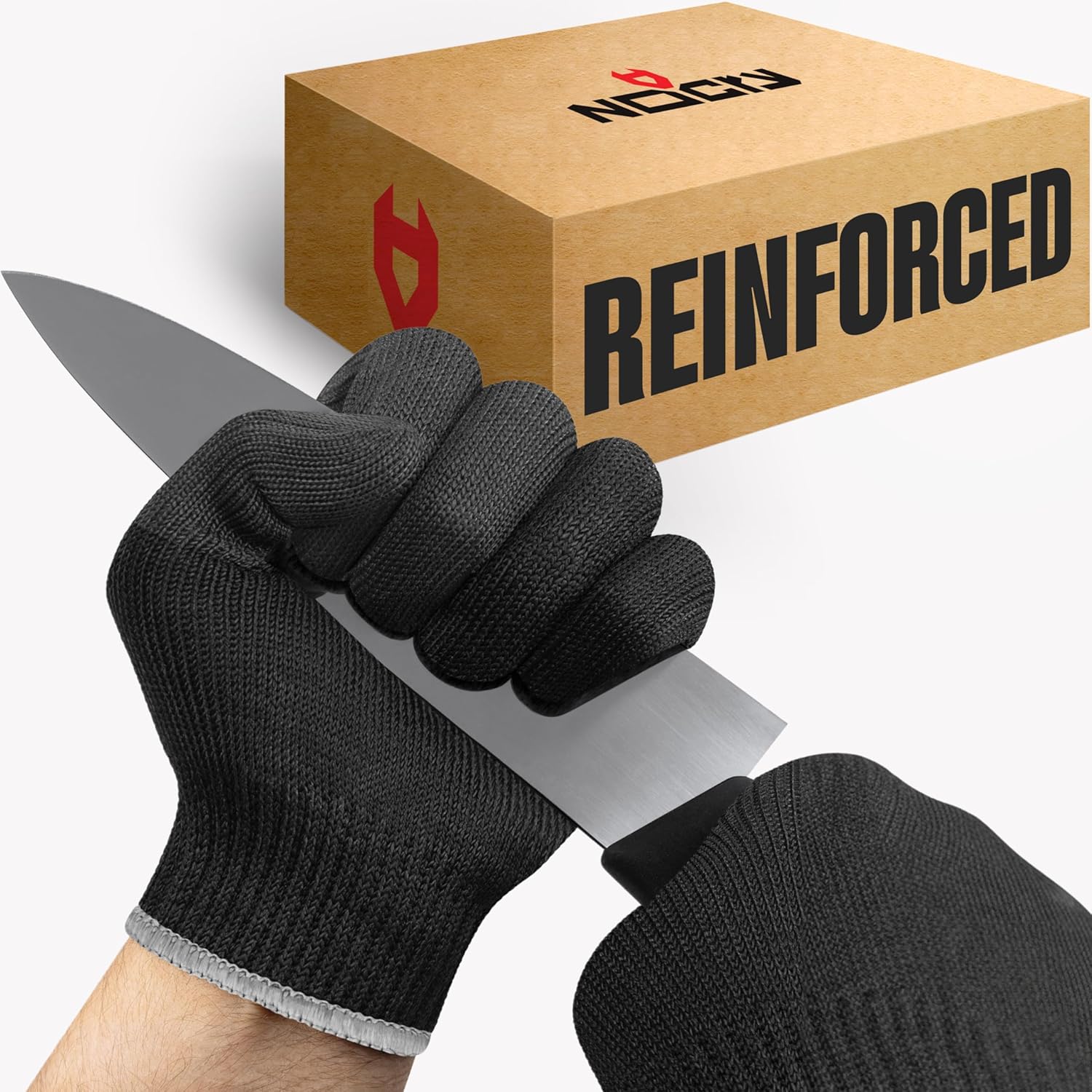 NoCry Cut Resistant Work Gloves for Women and Men, with Reinforced