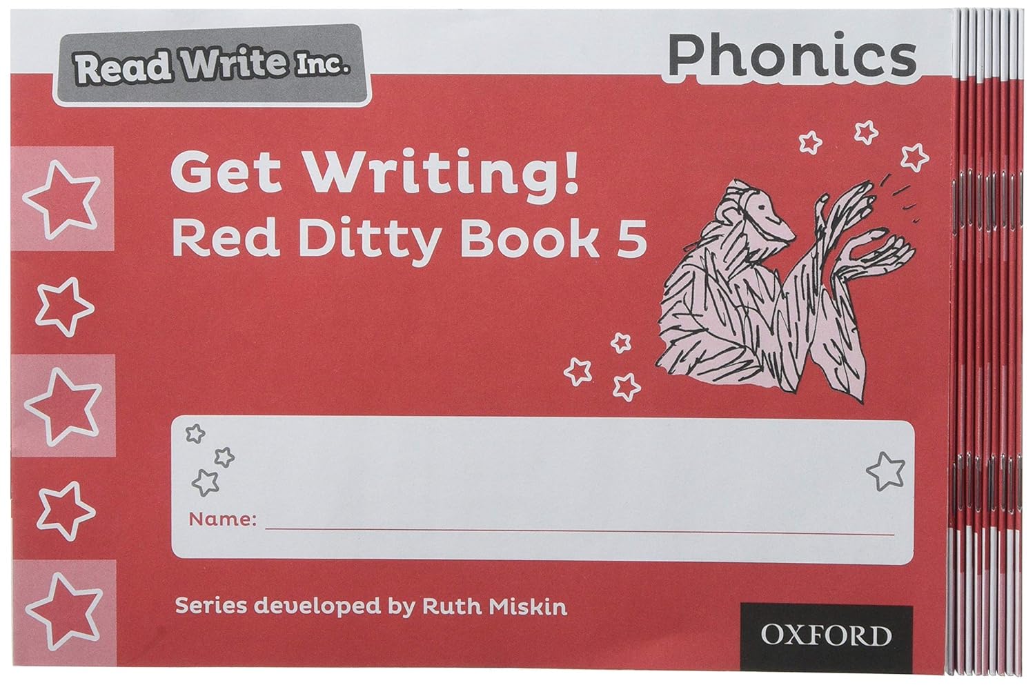 Read Write Inc. Phonics Get Writing! Red Ditty Book 5 Pack of 10