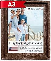 Vista 210 de BarnwoodUSA - Portarretratos con marco de estilo rústico