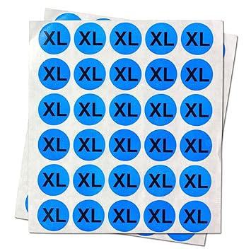 VishYogi Printers - XL - Clothing Size Labels Round Self ...
