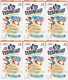 Boost Kid Essentials 1.5 Balanced Nutritional Drink, Vitamin, Mineral and Nutrient Blend (8 Fl Oz (Pack of 6), Vanilla)
