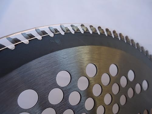 Miniatura 5 de PoolSupplyTown 2 cuchillas con punta de carburo para desmalezar, recortar y cortar matorrales 8 pulgadas, 80T