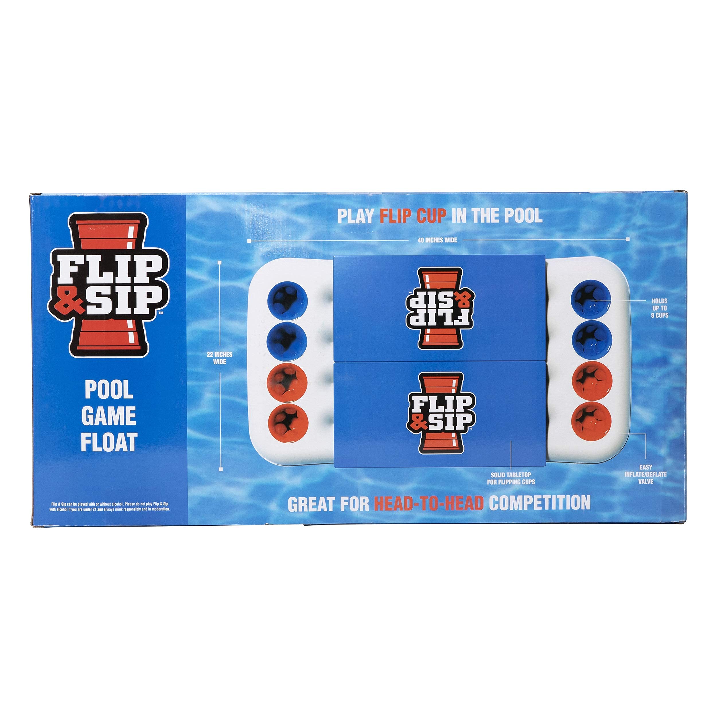 WHAT DO YOU MEME? Flip & Sip - The Ultimate Pool Game Float for  Head-to-Head Competition : Amazon.ae: Toys