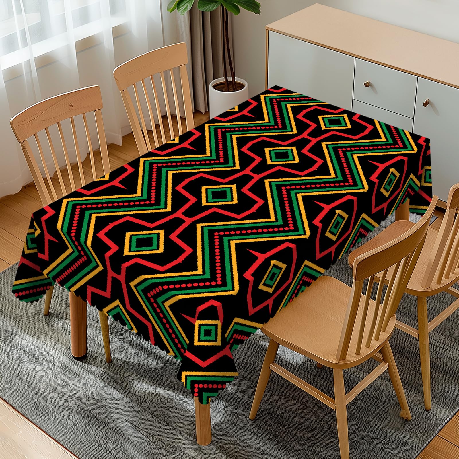 Nappe ethnique africaine imperméable contre les taches