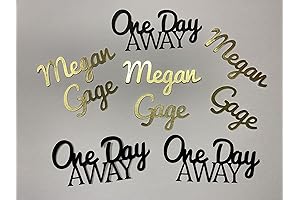 Personalized Confetti Rehearsal Dinner Napkins