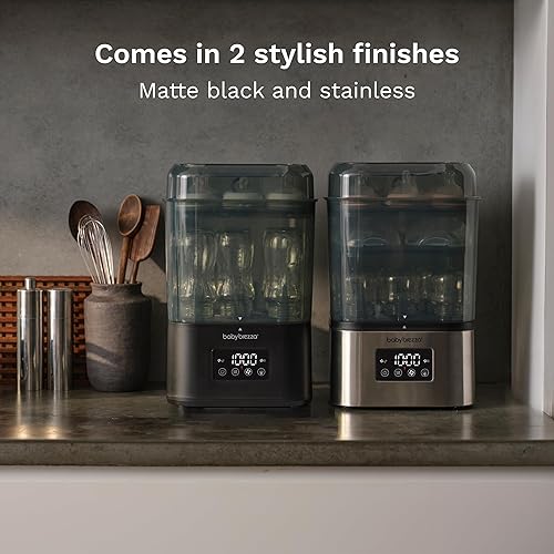 Miniatura 11 de Baby Brezza SuperQuick - Secador esterilizador de 10 minutos, color negro mate