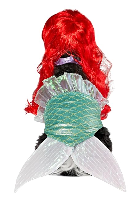 Foto 4 de 7 de Pet Fancy Dress Costume Ariel Large