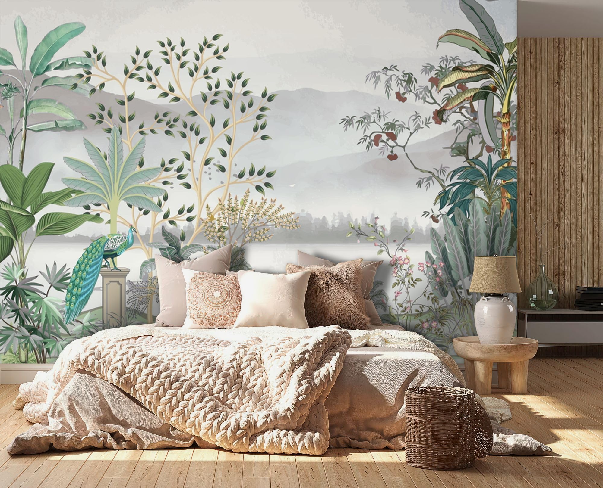 999STORE Tropical Mural, Tropical Wallpapers, Tropical Wall Indian Wallpaper Ethinic Wallpaper Tropical Wallpapers for Walls (Non4X60398) (B0DB1W4G9S) Amazon Price History, Amazon Price Tracker