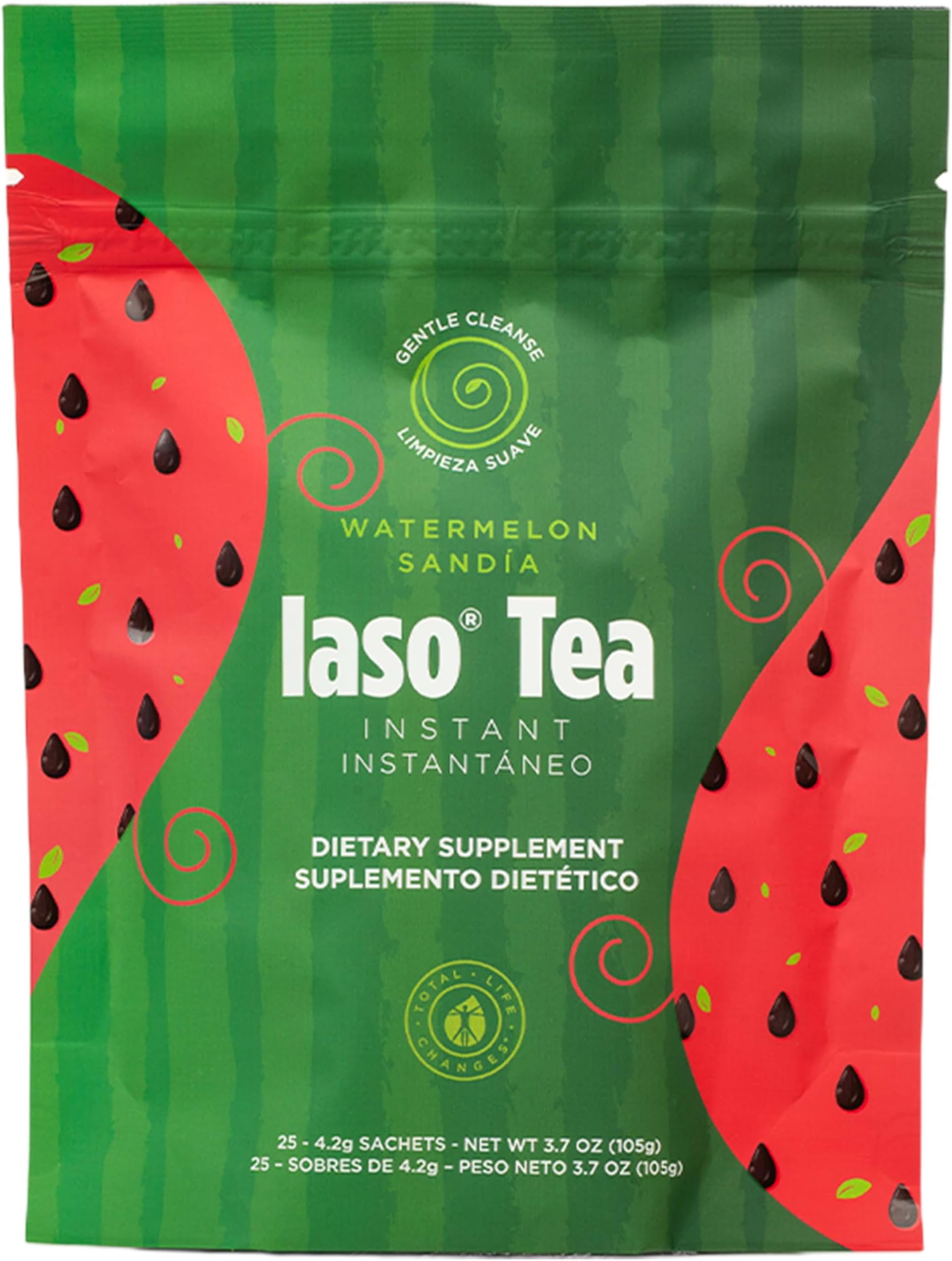 Instant Tea (Watermelon) - Refreshing Watermelon-Flavored Cleansing Tea, Ideal for Daily Wellness - 25 Sachets