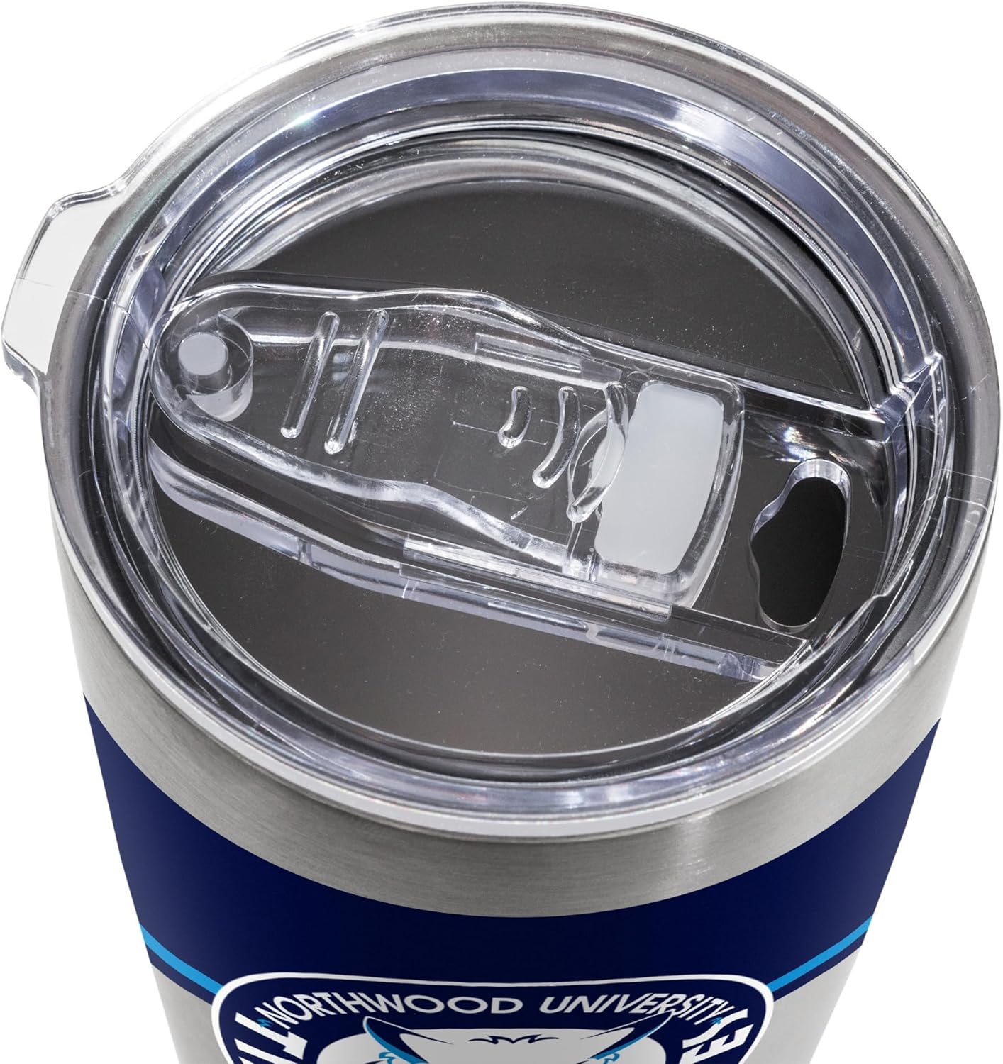 Rico Industries NCAA Northwood Timberwolves Standard 20oz Stainless Steel Tumbler with Lid - Great For Coffee, Tea, Water or Cocktails - Image 5