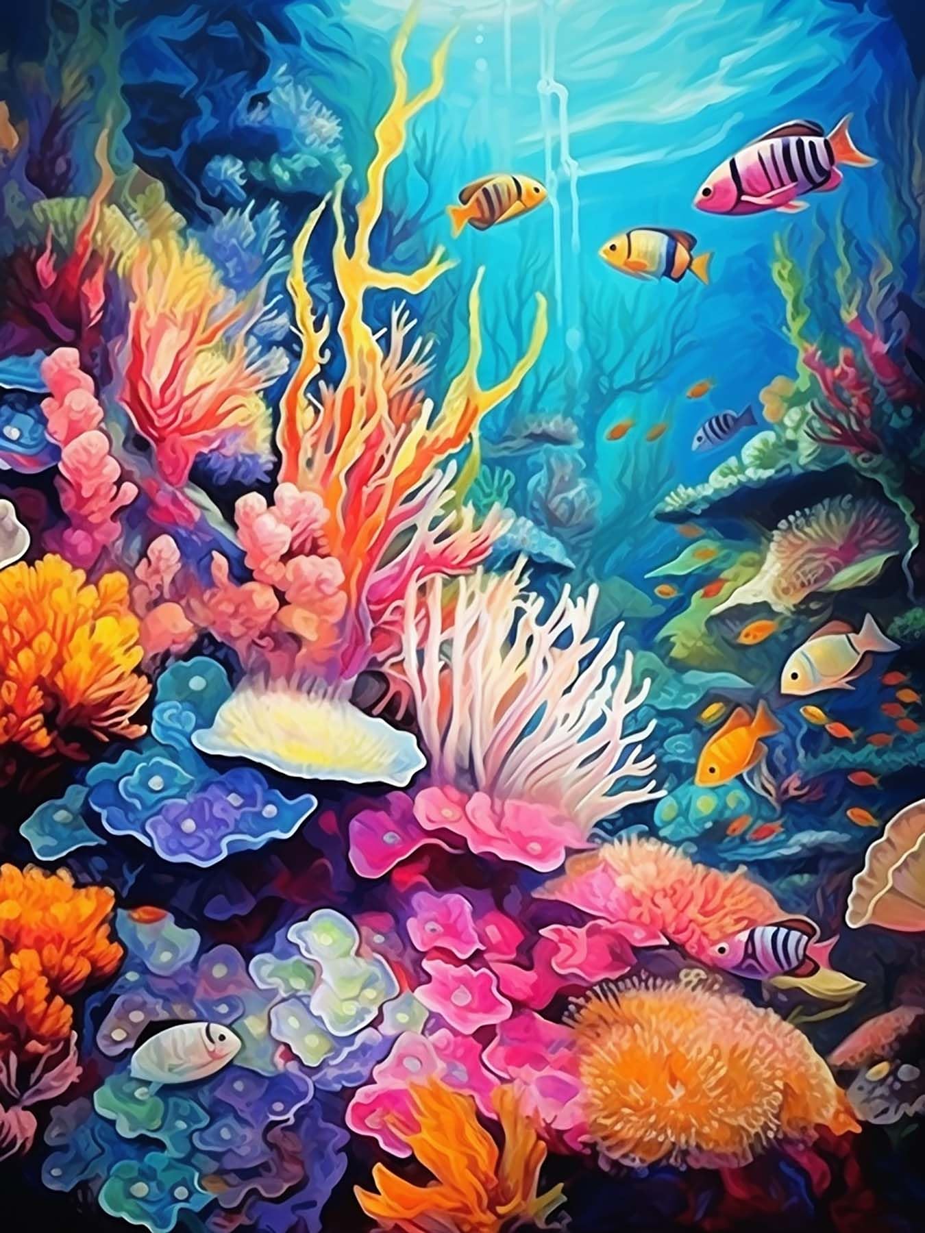 ダイヤモンドアートクラブキット Corals ダイヤモンドアートクラブキット Corals Corals – Diamond Art Club