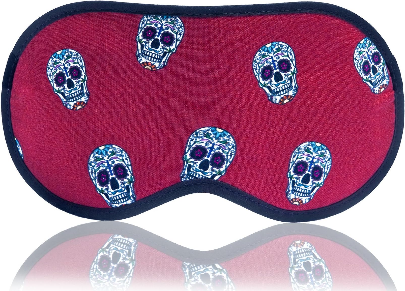 Sleeping Mask Skull Cotton Blindfold- Eye Mask Soft Eyeshade for Men Women and Kids - Comfortable Natural Eye Cover - Travel Nap Shift Work REM