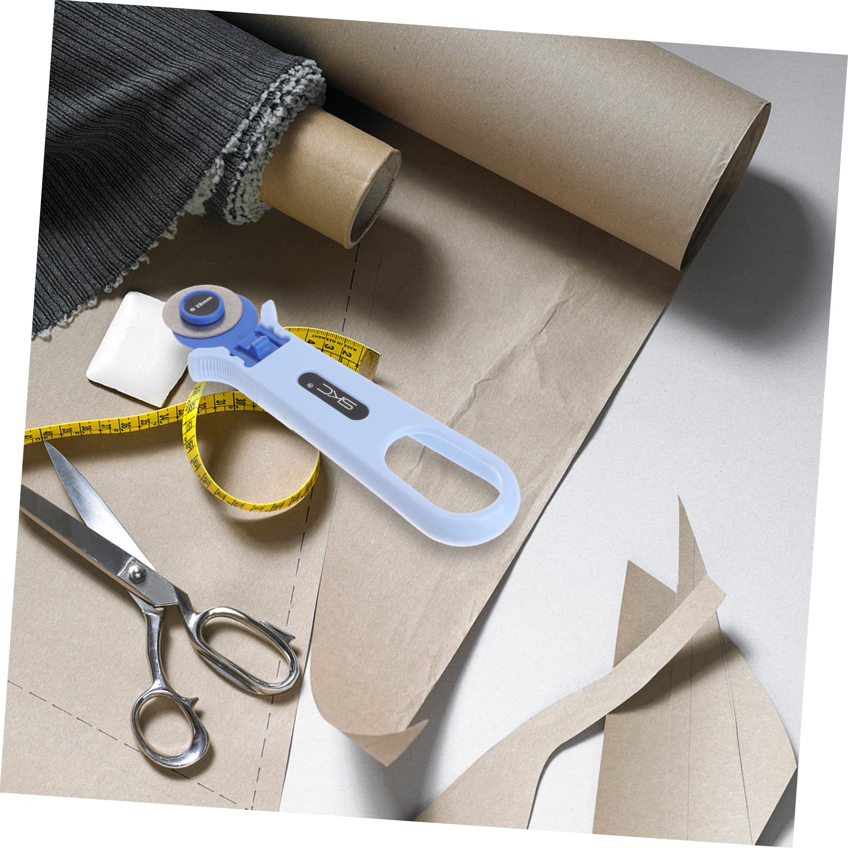 Angoily Fabric Cutting Wheel Knife Style for Tailors Diy Patches and Clothing Projects