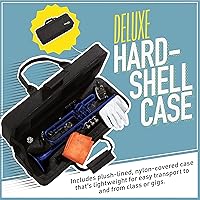 Vista 5 de Mendini de Cecilio Trompeta de latón Bb con estuche de lujo duradero y 1 año de garantía., Azul