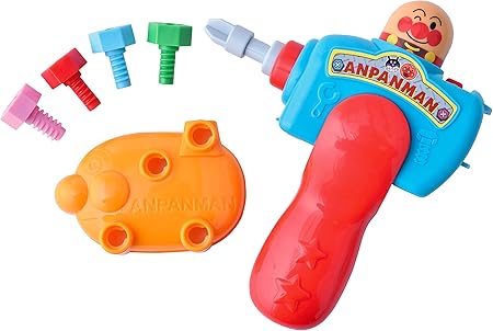 Amazon アンパンマン くみたてdiy ねじねじ 電動ドライバーセット 大工さん おもちゃ