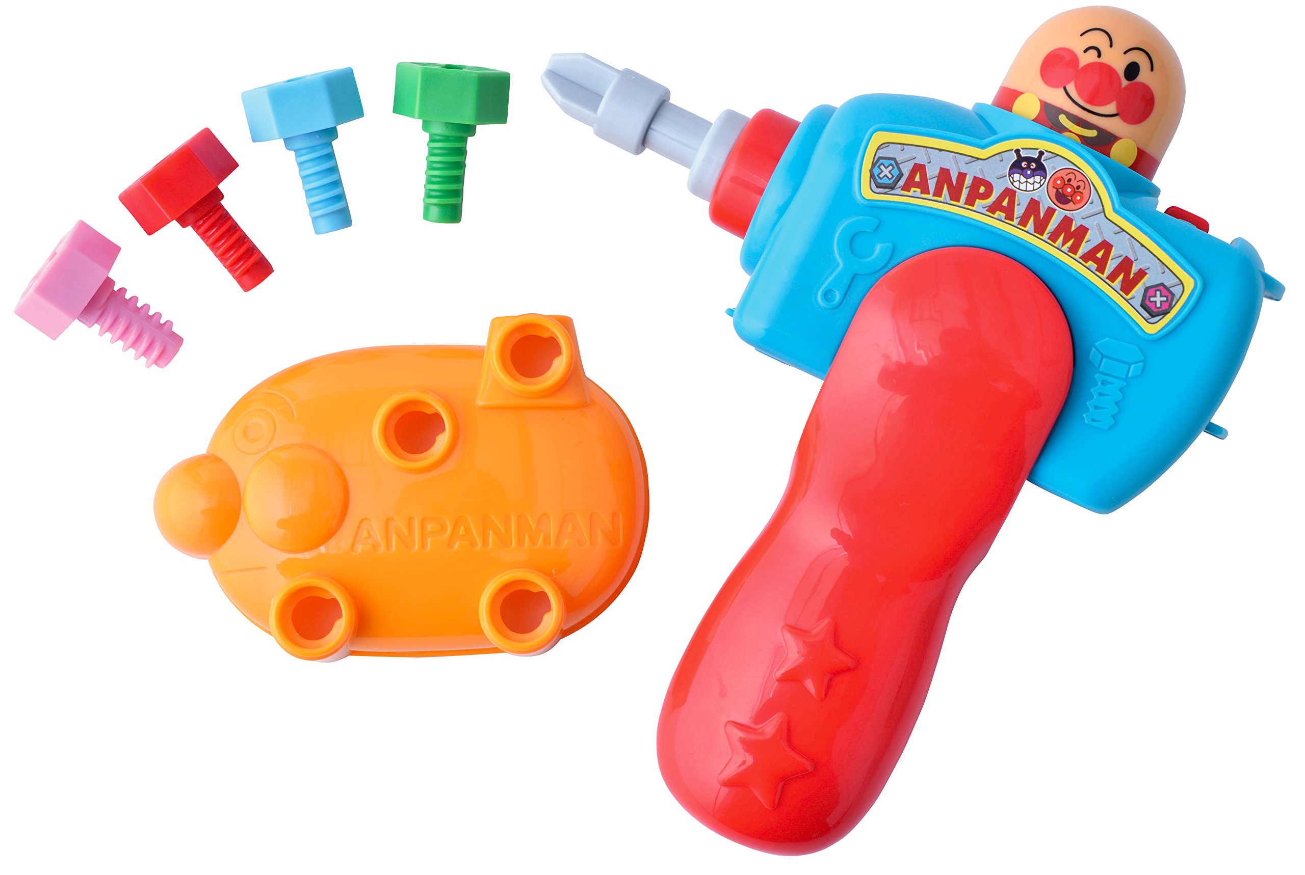 Amazon | アンパンマン くみたてDIY ねじねじ 電動ドライバーセット