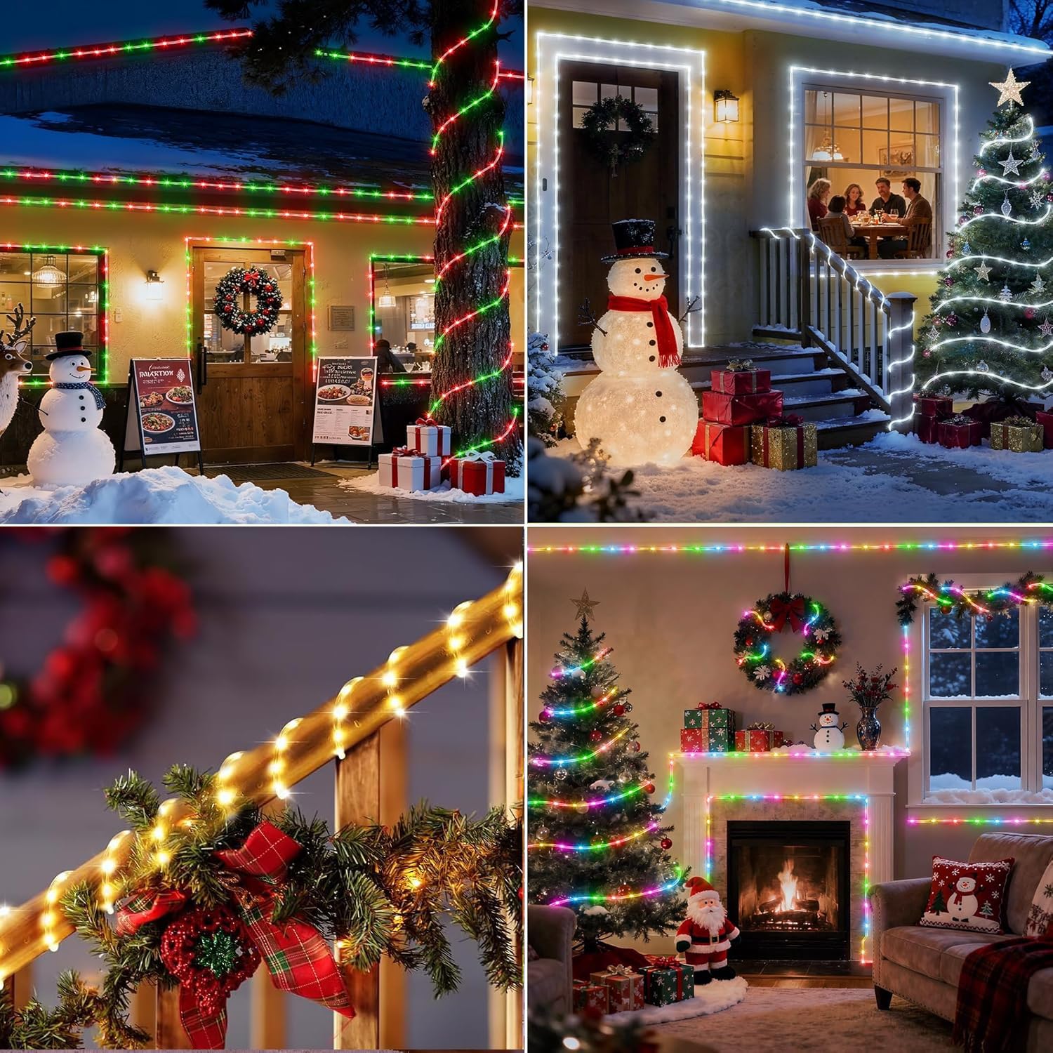 StarryEver 10M LED Schlauch Lichterkette Außen IP68, 100er LED Lichtschlauch, 25 Farben mit Fernbedienung für Garten Balkon