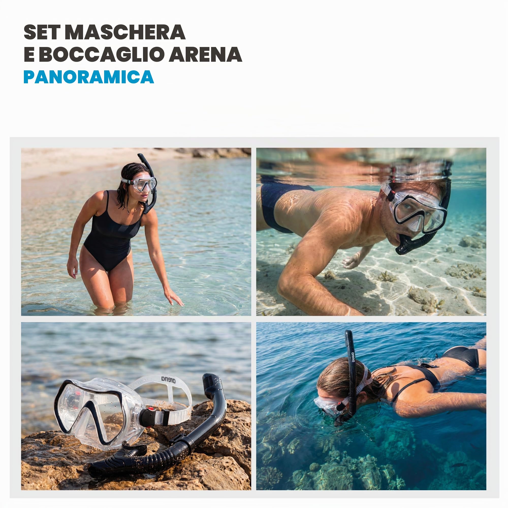 Arena Snorkel Mask Set (Adult)