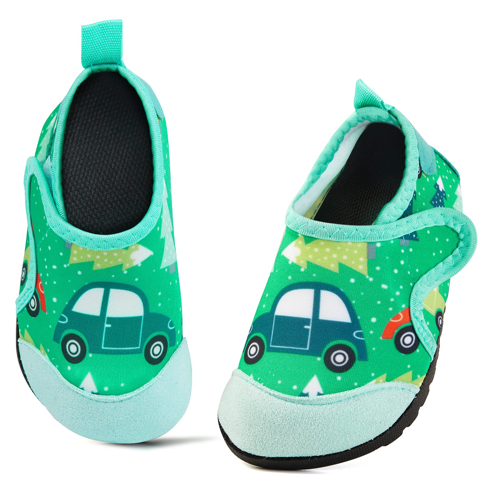 DRECAGE Unisex Escarpines para Niña Niño Zapatos de Agua de Secado Rápido y Antideslizante Bebé Verde 29/30 EU Tamaño de la Etiqueta 32/33