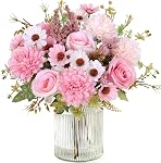 Dremisland 3 Pack Fleurs artificielles d'orchidée Faux Phalaenopsis Fleurs Artificial Potte Plante Real Touch Fleurs d'archid Faux Greenery Plantes Décor pour la maison Bureau de table Salon Salle de bain