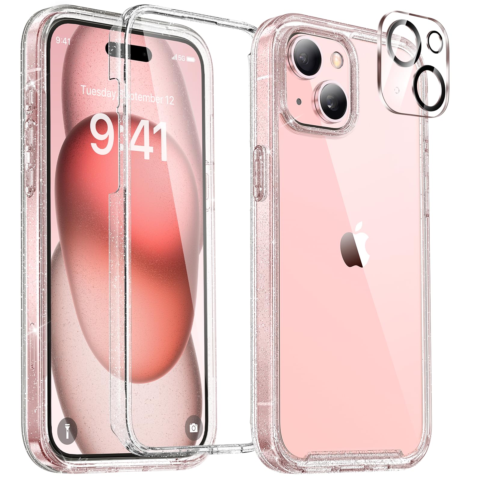Miracase Magnetic Case for iPhone 17 Case, [Bubble Free] Built-in Glass Screen Protector+ [New Camera Control Button], Full Body Bumper Compatible with MagSafe, Drop Proof 17 Cover,6.3-inch (Black) — view 192