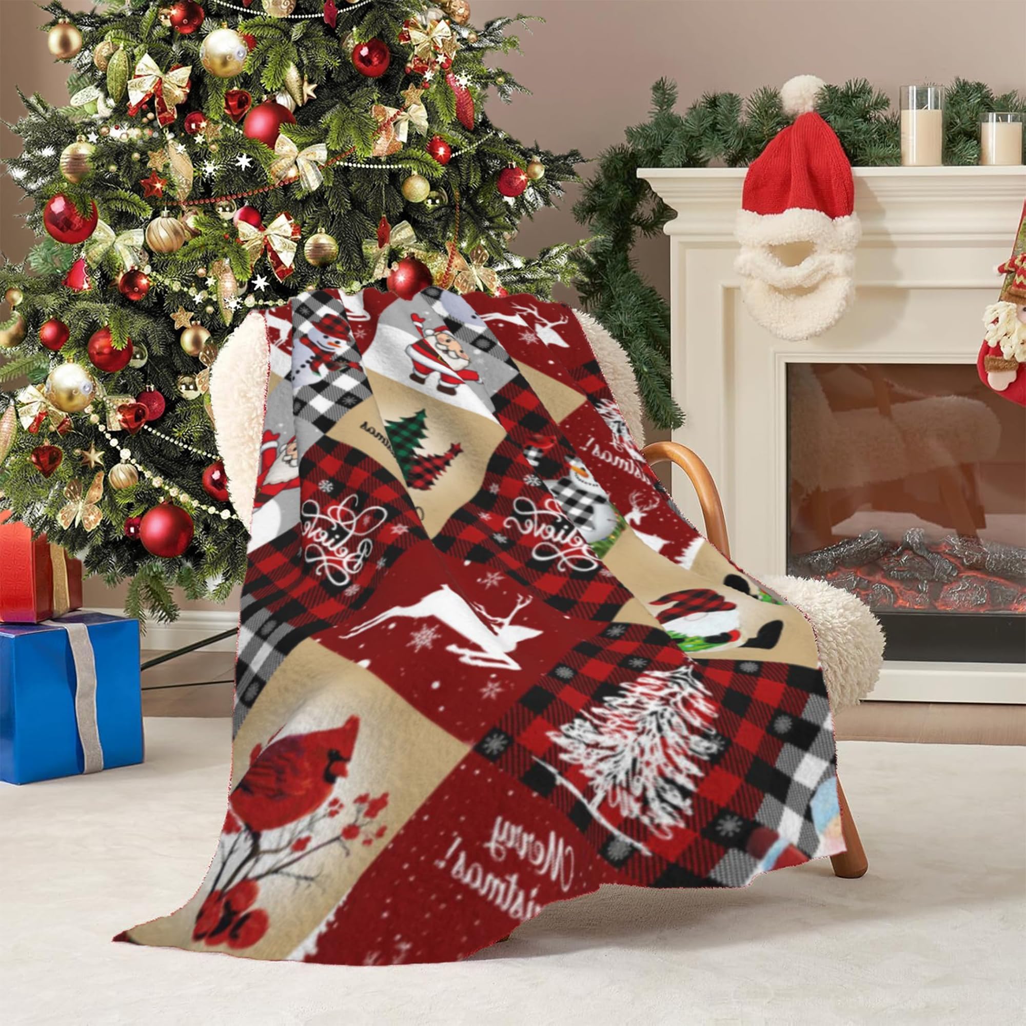 Gelasgo Christmas Throw Blanket Ultra Soft Flannel Blanket - Image 4