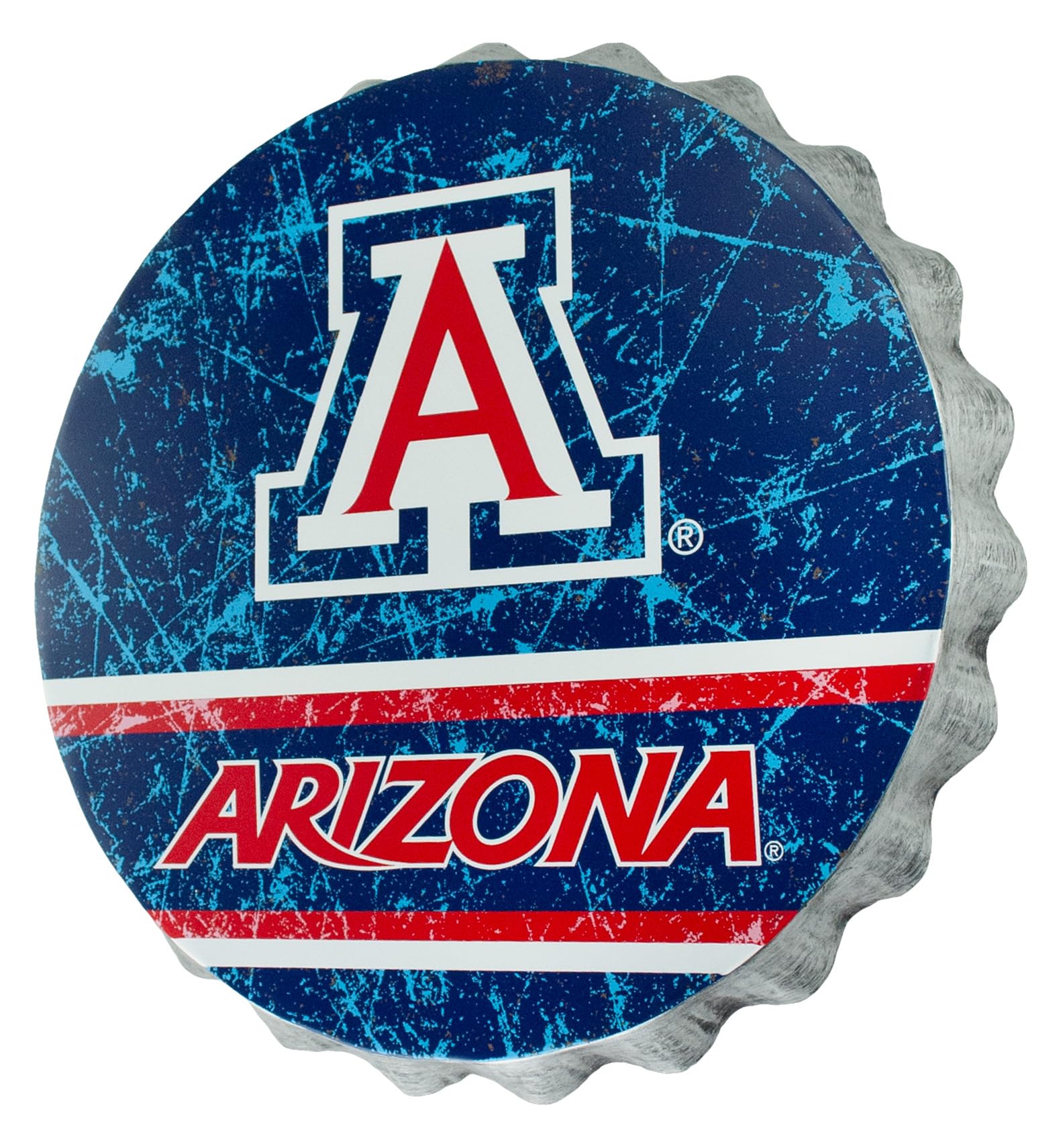 Amazon.com: FOCO Arizona NCAA Metal Bottlecap Wall Sign, 13 Inch