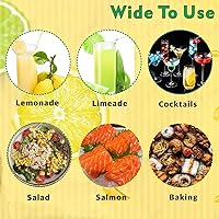 Vista 8 de Exprimidor de limón, eficaz para exprimir jugo, fácil de usar, muy resistente, exprimidor de limón, exprimidor de lima, exprimidor de cítricos