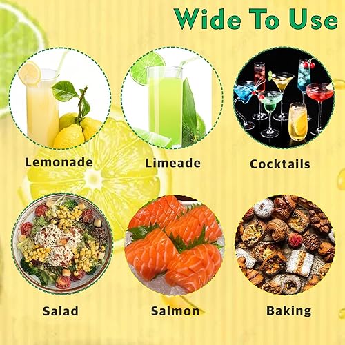 Miniatura 4 de Exprimidor de limón, eficaz para exprimir jugo, fácil de usar, muy resistente, exprimidor de limón, exprimidor de lima, exprimidor de cítricos,